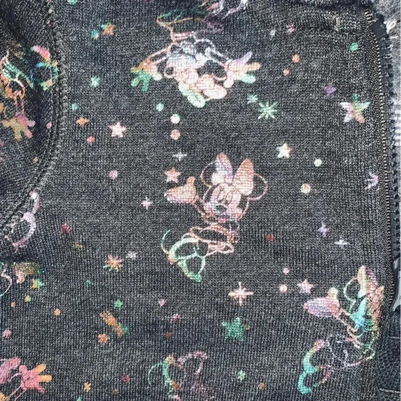 Disney Jumping Beans Metallic Minnie Mouse Softest Fleece Full Zip Hoodie 2T NWT - Picture 5 of 9